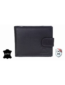 Ridgeback Kožená pánská peněženka JBNC 45 MN ČERNÁ, s ochranou RFID