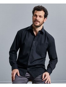 Russell pánská business košile popelín dlouhý rukáv s kapsičkou Classic fit