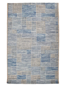 Kusový koberec Terazza 21107-733 Ivory Silver/Blue – na ven i na doma - 160x230 cm