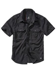 Košile kr. rukáv Brandit Vintage Shirt černá