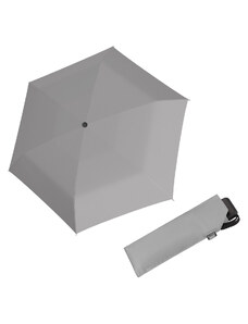 Doppler Mini Slim Carbonsteel 27 - dámský plochý skládací deštník šedá