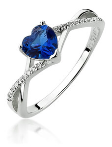 SYLVIENE Stříbrný prsten ASHLEY Blue