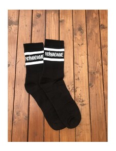 No!Madame Ponožky Basic Socks Black