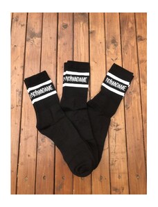 No!Madame Ponožky Basic Socks Black 3-pack