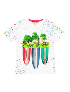 Boboli Dětské tričko Hawai surfing Color