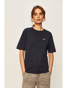 Bavlněné tričko Lacoste tmavomodrá barva, TF5441-001