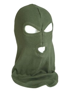 MIL-TEC Balaclava Bavlna tříotvorová Olive