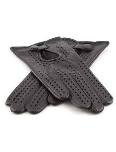 Dámské kožené řidičské rukavice Bohemia gloves - černé