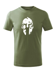 DRAGOWA Dětské krátké tričko Spartan, olivová