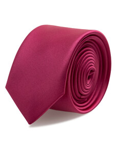 Brinkleys - Carlo Cardini Slim kravata s kapesníčkem Brinkleys - viva magenta (sytě růžová)
