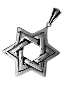 Skalimar Přívěsek z chirurgické oceli HEXAGRAM 313893