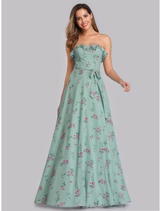 Letní květinové šaty Ever-Pretty EP07242MG Zelená Mint