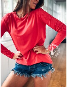 Eshopat Bamboo Dámské tričko Bamboo Long Sleeve Coral