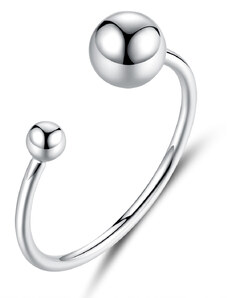 P&J Jewellery Stříbrný prsten Koule SRUNI18