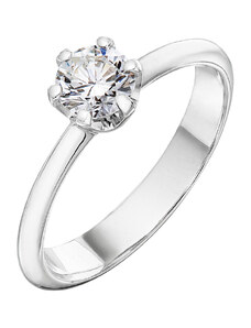 Tiami Prsten z bílého zlata s diamantem Harmony (0,41 ct)
