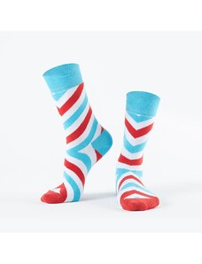 FASARDI Dámské ponožky s barevnými proužky