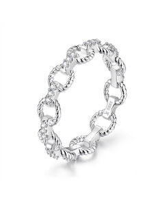 Royal Fashion prsten Řetěz lásky SCR576