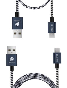 Kabel MICRO-USB - DuxDucis, 2-PACK SET (100cm+20cm) Blue