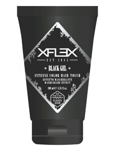 Edelstein Xflex Black Gel černý gel na vlasy 100 ml