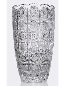 SkloBižuterie Křišťálová váza brus 20,5 cm 40017