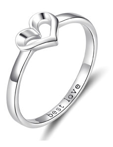 Royal Fashion prsten Tvar lásky SCR578