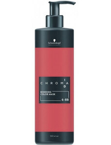 Schwarzkopf Professional Chroma ID Bonding Color Mask 500ml, 6-88 tmavá blond červená extra