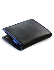 Černomodrá pánská kožená peněženka s vnitřní zápinkou Jennie