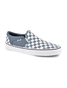 VANS pánské modro bílé nazouváky MN Asher Checkers