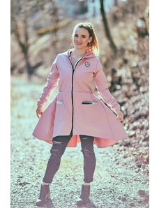 JAKOMAMACZ Softshell kabát s fleecem Light Pink - Maminka