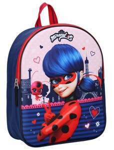 Vadobag Dětský / dívčí 3D batoh Kouzelná beruška - Miraculous Ladybug - 9l