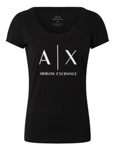 ARMANI EXCHANGE Tričko černá