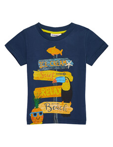 Winkiki Kids Wear Chlapecké tričko Beach - navy Barva: Navy, Velikost: 98