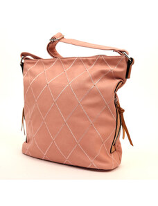 Střední růžová crossbody kabelka ROMINA & CO 2297