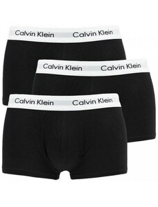 Boxerky Calvin Klein 3 pack - černá, černá, černá