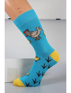 Lonka | Barevné ponožky Woodoo velikonoce M