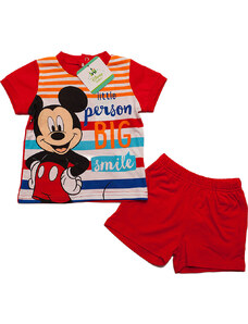 DISNEY MICKEY MOUSE ČERVENÝ CHLAPECKÝ BABY SET Červená