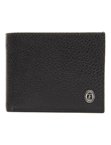 Trussardi Collection Luxusní kožená peněženka Trussardi - Černá