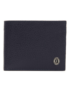 Trussardi Collection Luxusní kožená peněženka Trussardi - Tmavě Modrá