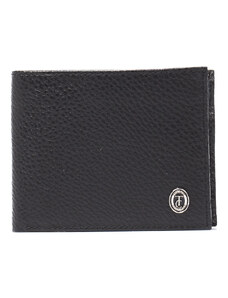 Trussardi Collection Značková kožená peněženka Trussardi - Černá