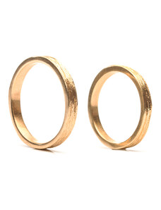 Nastassia Aleinikava Kahotski Zlaté snubní prsteny Wood od Nastassie Aleinikavy