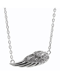 SkloBižuterie-J Stříbrný náhrdelník křídlo anděla