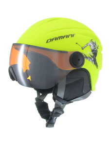 Dětská lyžařská helma Damani - Skier Visor C03 - žlutá