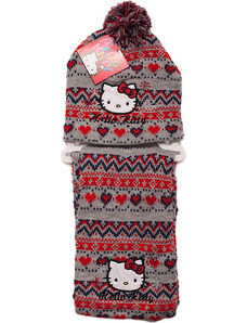 Hello Kitty zimní Set pro holky Barevná