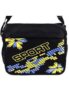 Arteddy Crossbody taška / sport - černá/žlutá