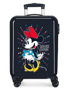 JOUMMABAGS ABS Cestovní kufr Minnie Rock Dots Blue ABS plast, objem 34 l