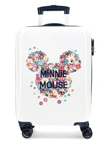 JOUMMABAGS ABS Cestovní kufr Minnie Sunny Day Flowers Blue ABS plast, objem 34 l