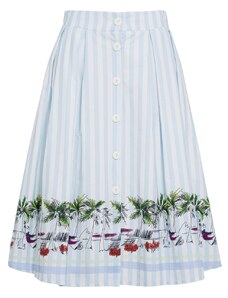 Glamorous by Glam Dámská sukně s pruhy modro - bílá