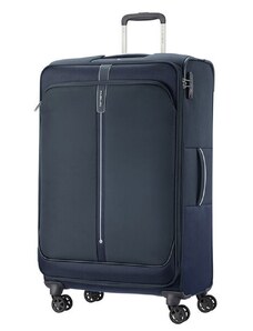 Samsonite Látkový cestovní kufr Popsoda Spinner 78 cm 105/112,5 l tmavě modrá