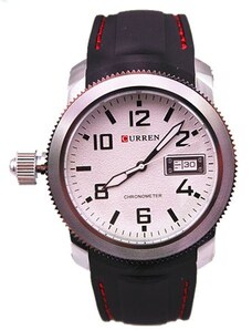 Beangel Pánské hodinky Curren - černobílé
