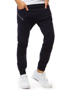 Stock Pánské modré trendy joggery vux1889